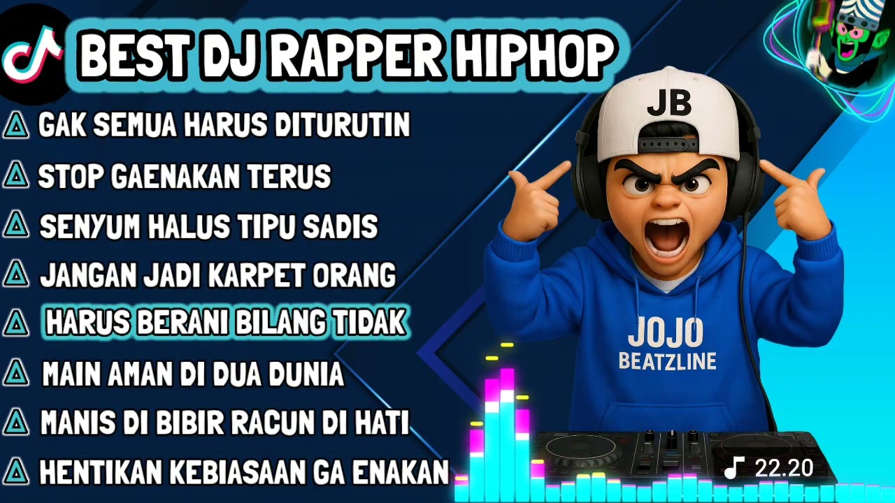 🎧BEST DJ RAPPER HIPHOP🎶 || STOP GAENAKAN TERUS || HARUS BERANI BILANG TIDAK #djhiphop #dj #djrap