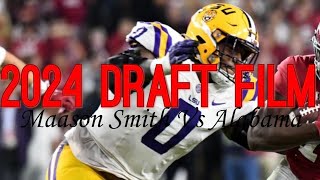 LSU DT Maason Smith Vs Alabama: All Pass Rushes