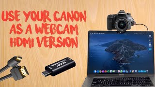 Canon 70D tip #14: Using your DSLR camera as a webcam with HDMI! screenshot 2
