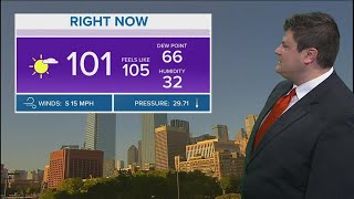 DFW weather: North Texas hits triple digits for second-straight day