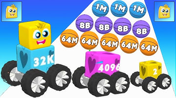 TikTok Gameplay Video | Satisfying Mobile Game | Happy Cubes 2048 | All Levels Gameplay