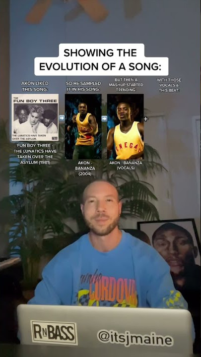 Showing The Evolution Of A Song: Akon “Bananza” & Sean Paul #shorts #akon #bananza #tiktok #viral