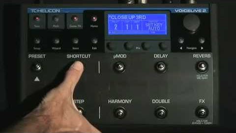 VoiceLive 2 | Using fixed key and scale