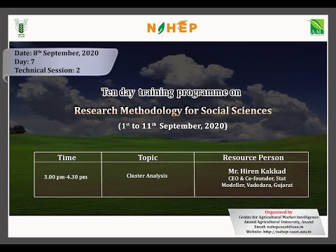 Cluster Analysis, Research Methodology for Social Sciences