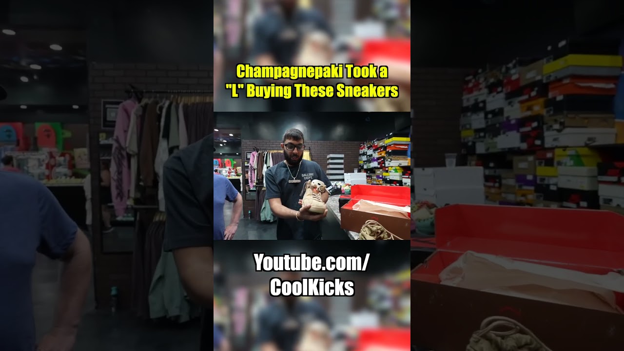 Champagnepaki Took a “L” Buying These Sneakers 😩👟