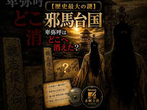 【人類最大の謎】どこに消えた？最新AIすら場所を特定できない「邪馬台国」の闇 #shorts  #ミステリー #歴史