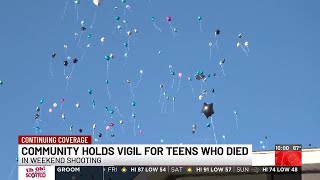 Vigil honors teens killed in weekend Amarillo mass shooting