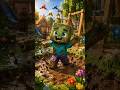 Minecraft AI # 6 — Zombi kecil main lumpur#minecraft #zombie  #mainlumpur  #fypシ❤️💞❤️ #mandi