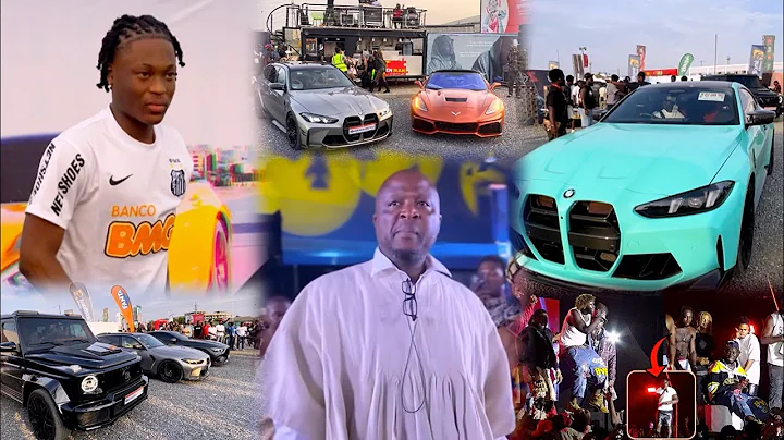 Beautiful😍Ibrahim Mahama’s son, pull up in multi-million luxury cars at Kweku Smoker Revival Concert