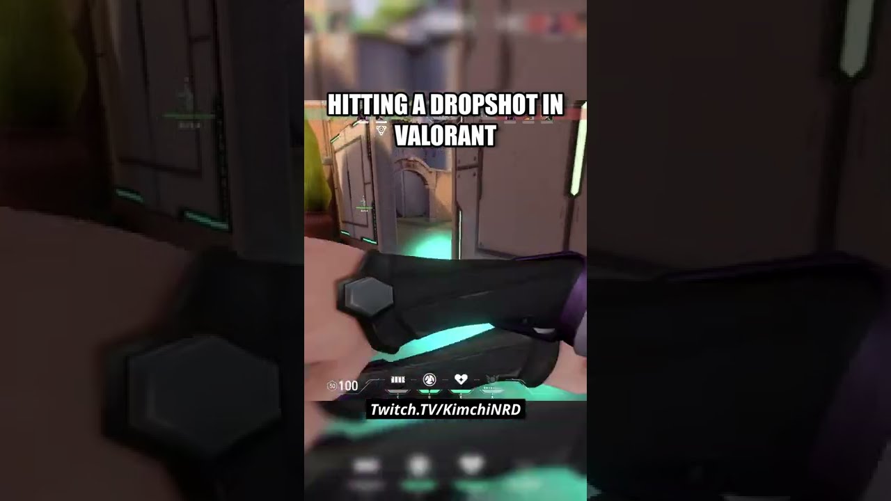 Hitting a dropshot like it's COD  - Valorant Highlights 