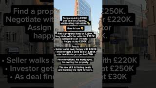 How to make £30K per deal wholesaling real estate #propertyinvestment