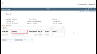 Reviewing the Absences Page PY382