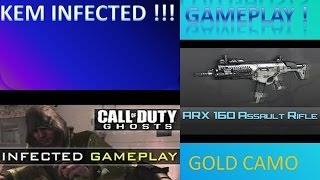 cod ghosts    ghosts multiplayer live!! gold camo sieries !!