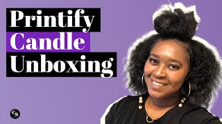 Printify Candle Unboxing & Review | How To Start A Print On Demand screenshot 3