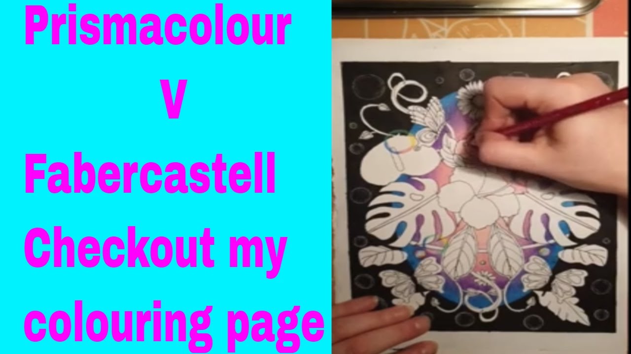 HOW TO BLACKOUT BACKGROUND PRISMA & FABERCASTELL PENCILS Part 1