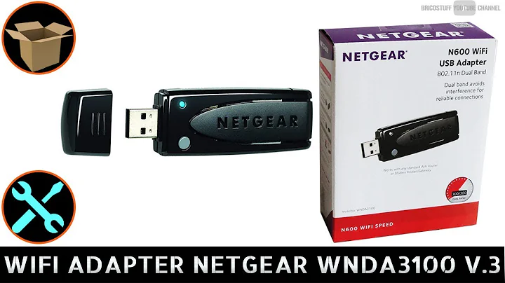 🖥  Déballage et installation Adaptateur USB Wi-Fi Bi-bande Netgear WNDA3100 v.3