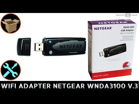 ?  Déballage et installation Adaptateur USB Wi-Fi Bi-bande Netgear WNDA3100 v.3