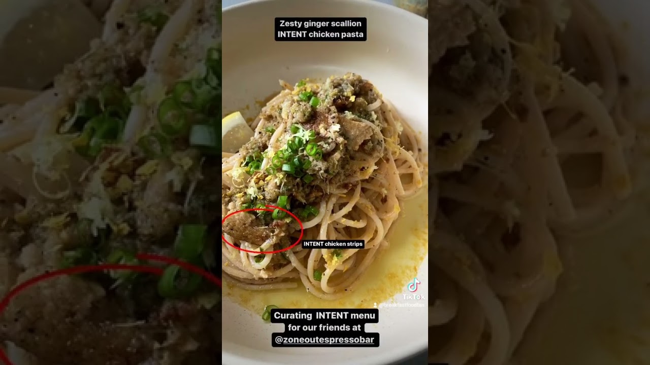 Intent chicken pasta is pure vegan and 💯% plant-based 🌱👌💚