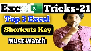 #Shorts | Top 3 Excel Shortcuts Key | How to Freeze Column and Row in Excel With Shortcuts Key screenshot 5