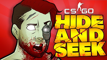 CS:GO Hide and Seek Funny Moments: Worst Seeker Ever, BRIAN LOVES BRAINS & Falling Nanners