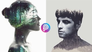 How to edit Double Exposure Effect in Picsart | Photo Editing Tutorials | H&M Editings screenshot 5