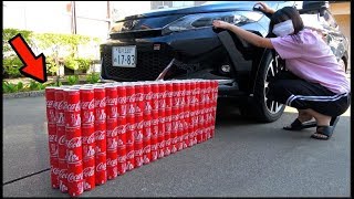 コーラで妹の車ぶっ壊してみたwwwドッキリ