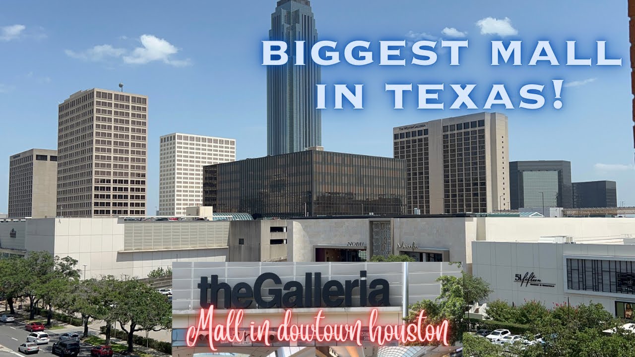 Walk Tour in Galleria Mall Downtown Houston 