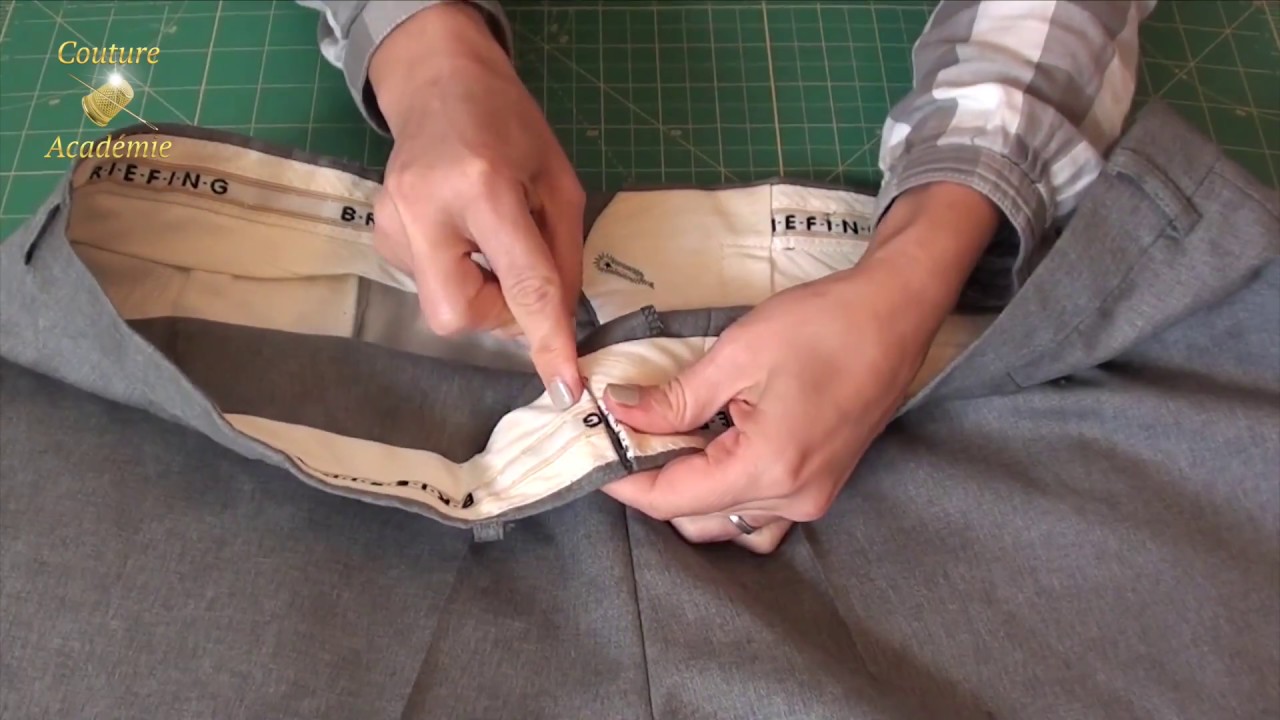 Comment élargir le dos de pantalon😉🌺Agrandir la taille d'un pantalon -  YouTube
