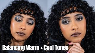 GRWM Mixing Warm & Cool Tones | Makeup with contrast pt.1