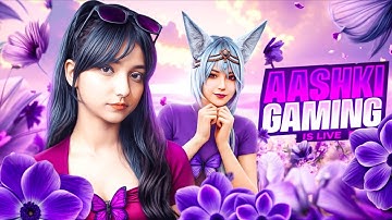 🔴FREE FIRE LIVE WITH AASHKI AND 1 VS 4 GUILD TEST😎 #classyff #fflive #nonstopgaming  #girlgamer