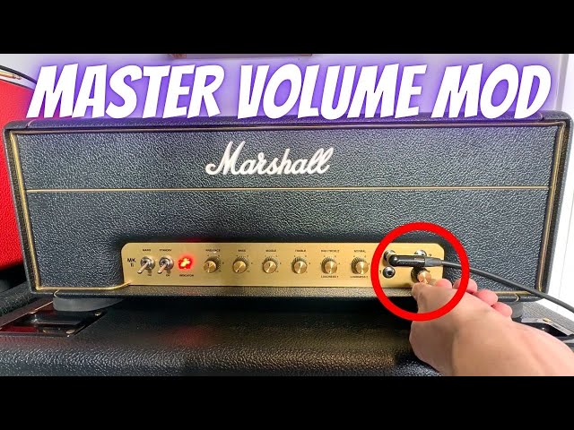 Marshall 1987x Master Volume Mod Update 2024 - YouTube