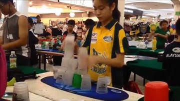 Sport Stacking: Cycle in 5.741 seconds!! First 5.7x!