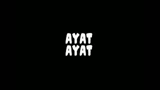 overlay lirik lagu [ayat ayat cinta]mentahan capcut font keren 😎