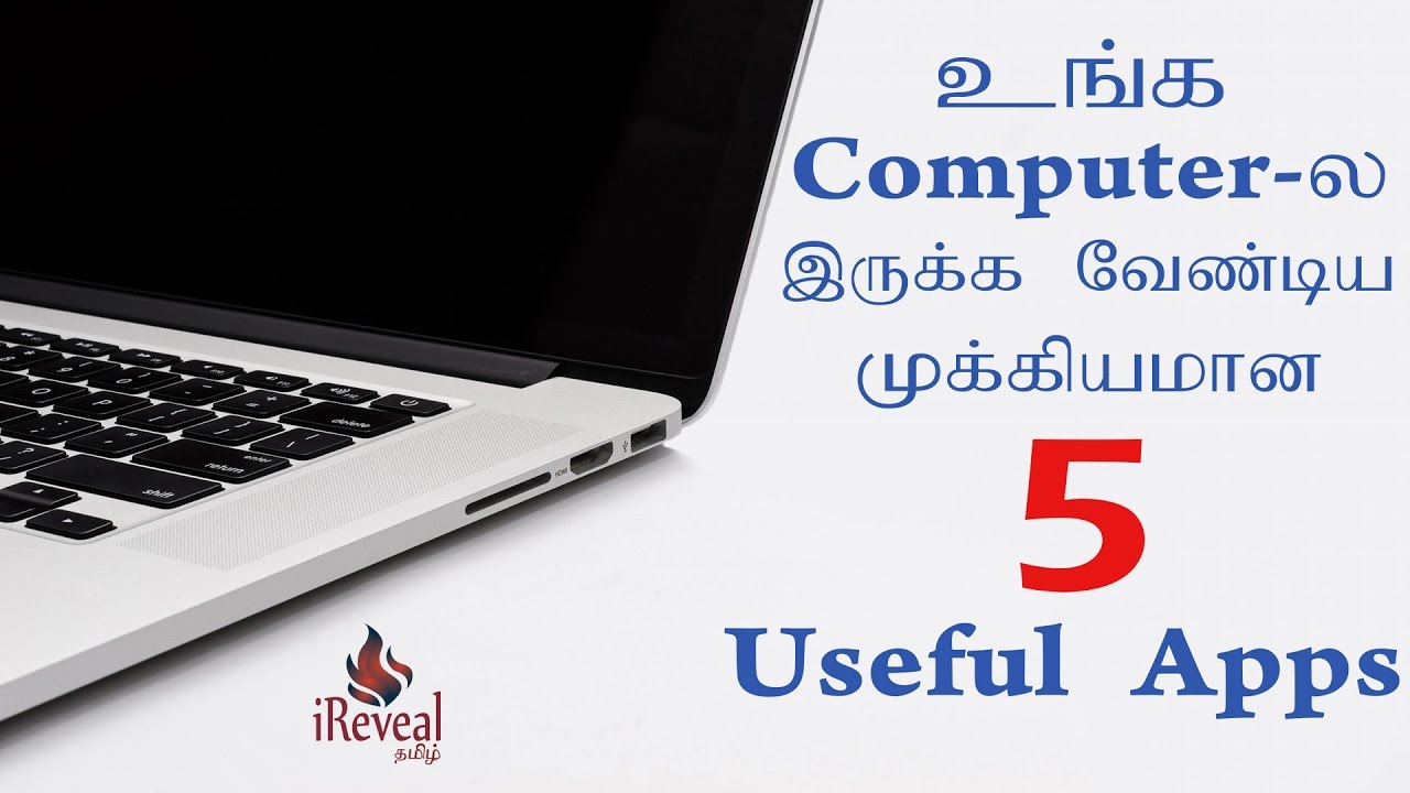 5 Useful Apps and software for Windows | Review in Tamil