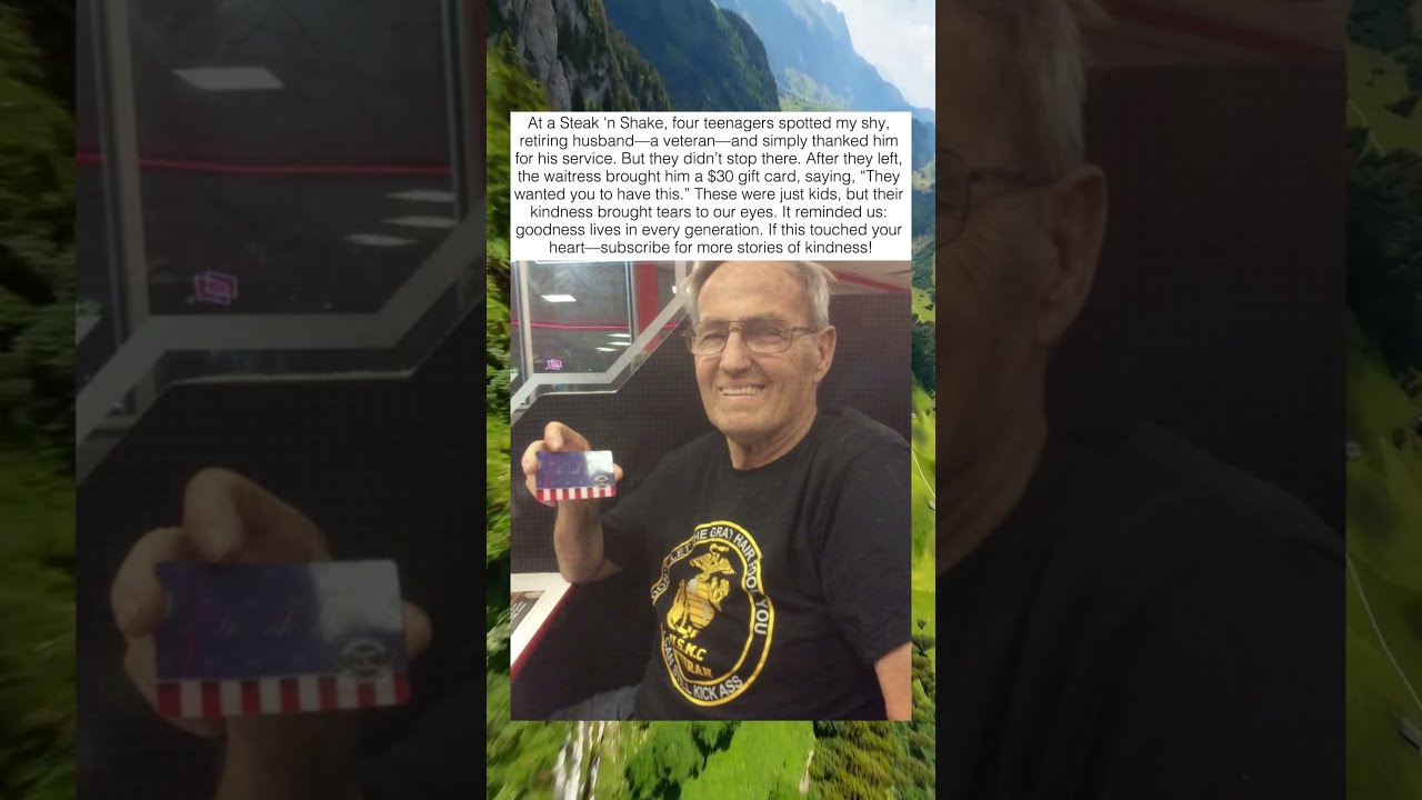 TEENAGERS WHO BROUGHT TEARS TO A VETERAN S EYES 