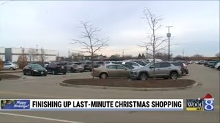 Finishing up last-minute Christmas shopping