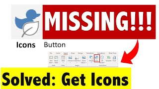 Solved: Missing insert icon’s button in office 2019 screenshot 3