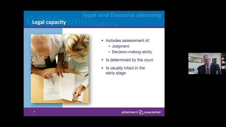 Legal and Financial Planning for Alzheimer's Disease