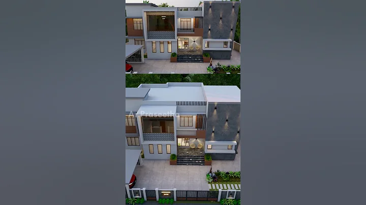 Modern Elevation Design For home | Lumion Animation | 3D Visuals | #homedesign #kerala #lumion #3d