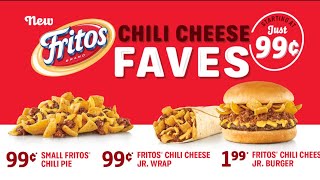 Sonic Drive In Fritos Chili Cheese Jr. Burger Food Review