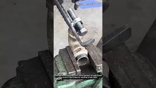 Fabricating a Custom Variable Pipe Gripper Using Scrap Metal Welding #construction #plumbing #ideas