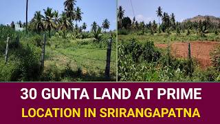 30 Gunta Prime Land For Sale in Srirangapatna | Clear Title | Best Investment Opportunity