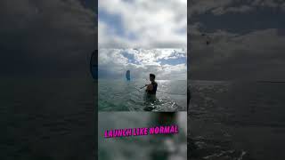 How to drift launch kiteboarding. #kitesurfing