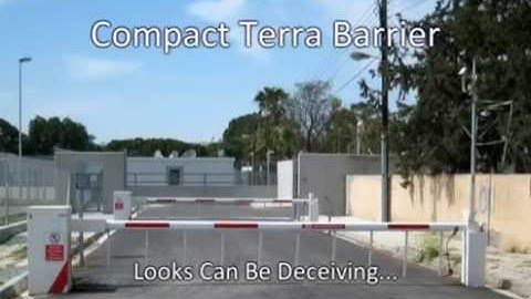 PAS 68 HVM Compact Terra Barrier, the Anti-Terrorist Barrier stops 3.5t @ 30mph