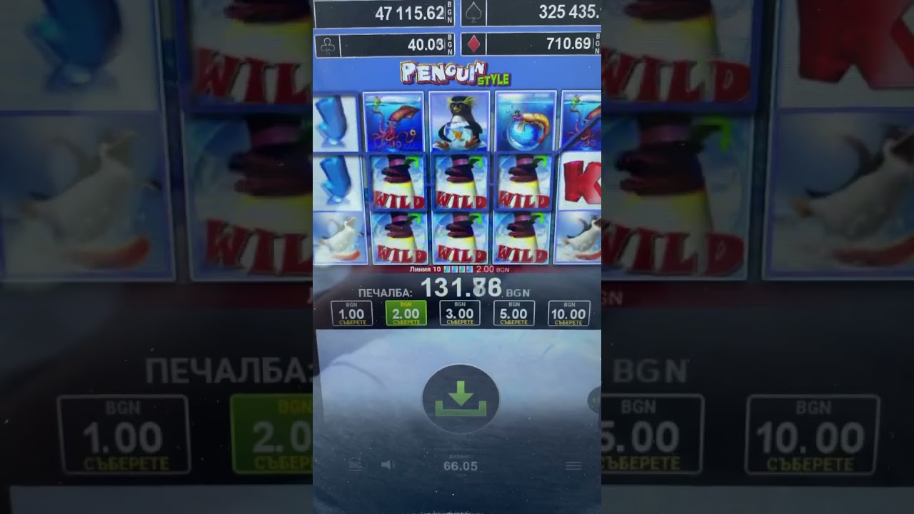 Казино WinBet 3 scatters на Пенгвина