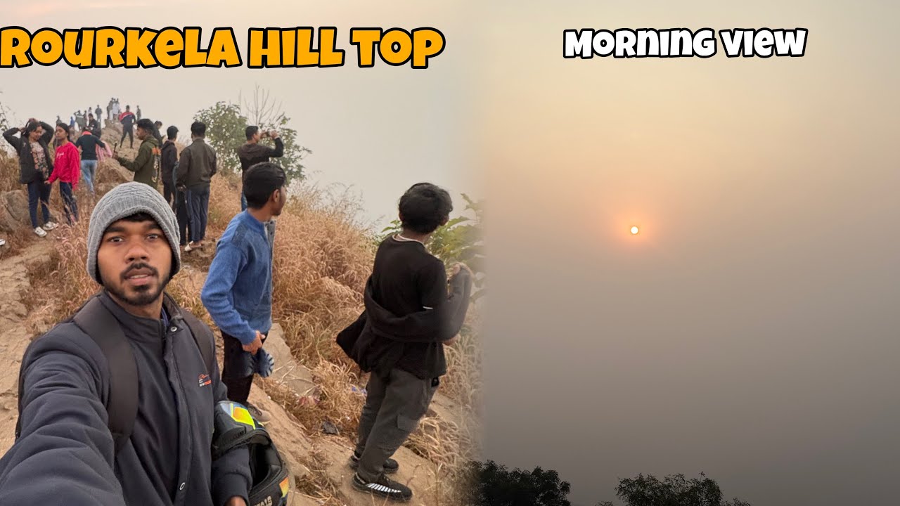 The Most Beautiful Morning Views Rourkela hill top