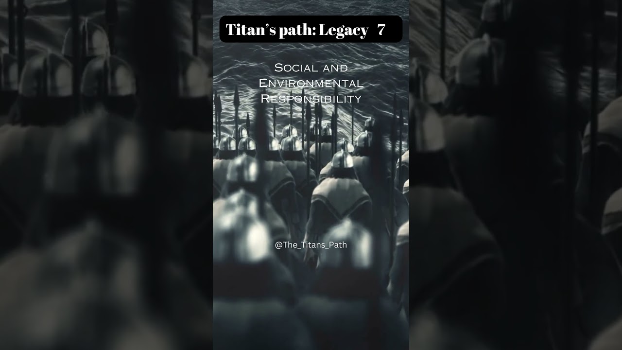 Legacy for a Better World: Social & Environmental Impact 