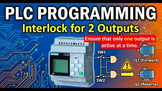 Siemens LOGO! Exercise: Interlock Logic for 2 Outputs (Q1 &amp; Q2)