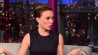 Natalie Portman  David Letterman show  6 11 2013