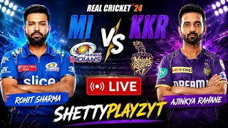 🔴 LIVE RCPL AUCTIONS MATCH MI VS KKR 🏏 REAL CRICKET GAMEPLAY